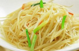 清炒土豆丝的家常做法(炒土豆丝菜谱)